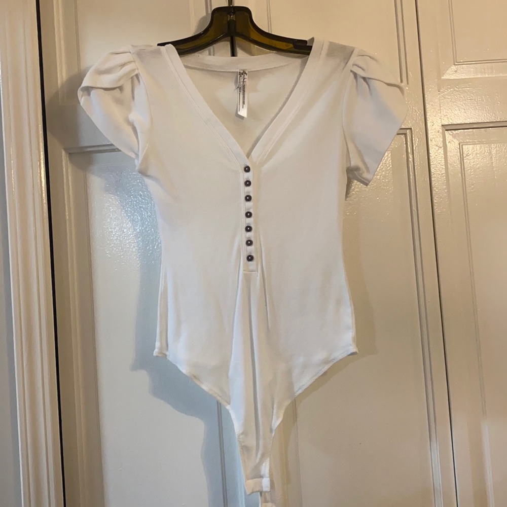 Free people body suit gently worn once size xs